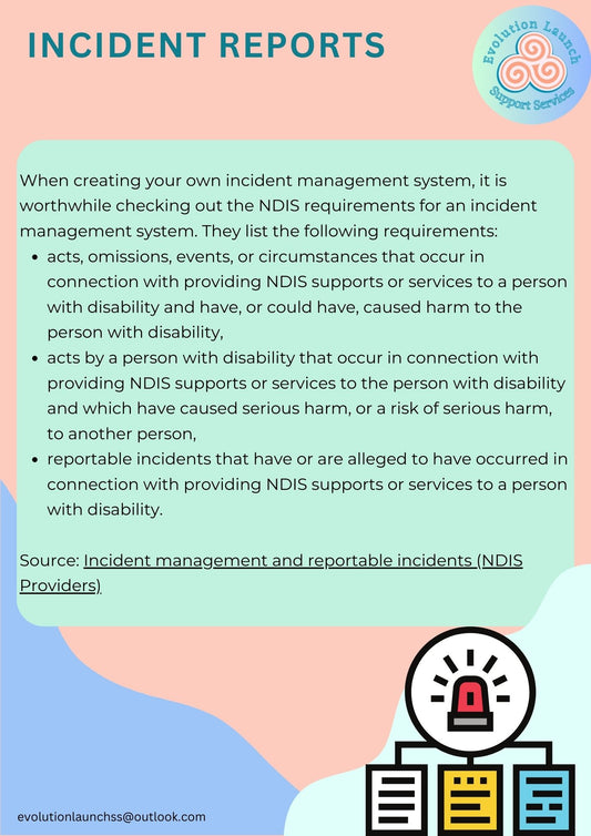 NDIS Incident Management System - Incident Report Template