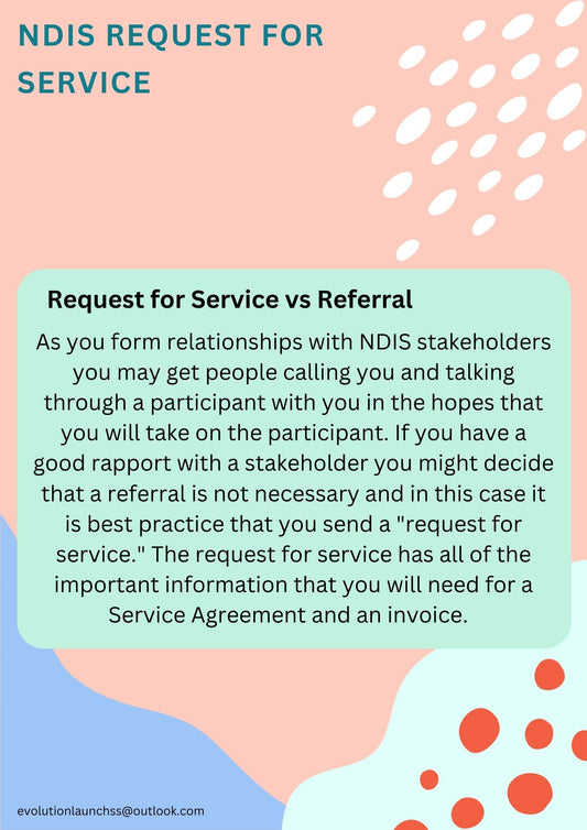 NDIS Request for Service Template